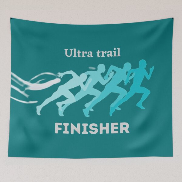 Item preview, # 129 - Finisher running, marathon, trail, ultratrail or ironman - Kook Art designed and sold by KookArt.
