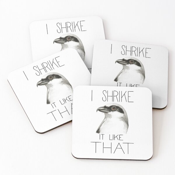 Item preview, I Shrike it Like That (Loggerhead Shrike) designed and sold by LauraWolfArtist.