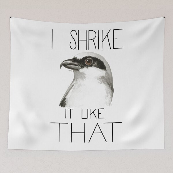 Item preview, I Shrike it Like That (Loggerhead Shrike) designed and sold by LauraWolfArtist.