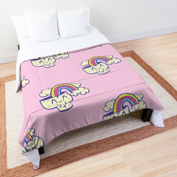 Rainbow Skull Cartoon Mod Comforter