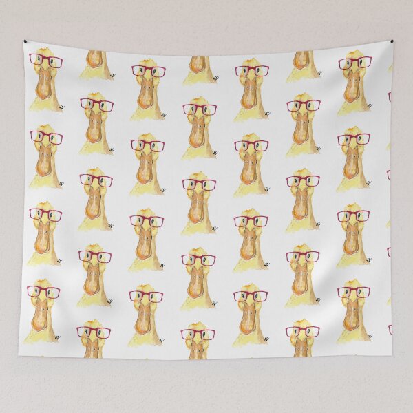 Item preview, Hipster Duck designed and sold by sarahvogelart.
