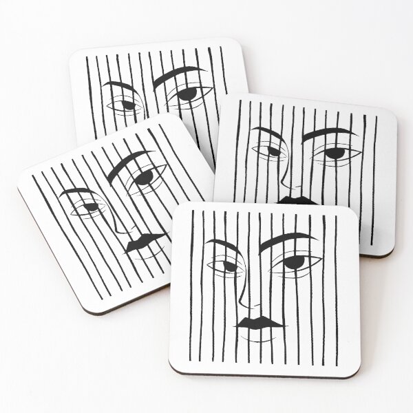 Item preview, The girl's face behind the lines designed and sold by Kama-Kazantip.