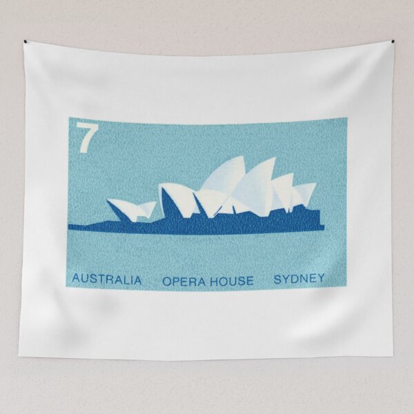 Item preview, 1973 AUSTRALIA Sydney Opera House Stamp designed and sold by retrographics.