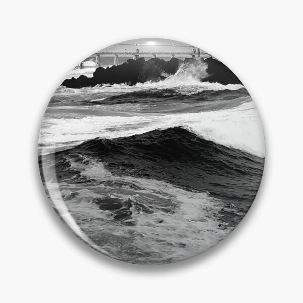 Item preview, Choppy Sea, Black and White Version designed and sold by Geoff Treagus.