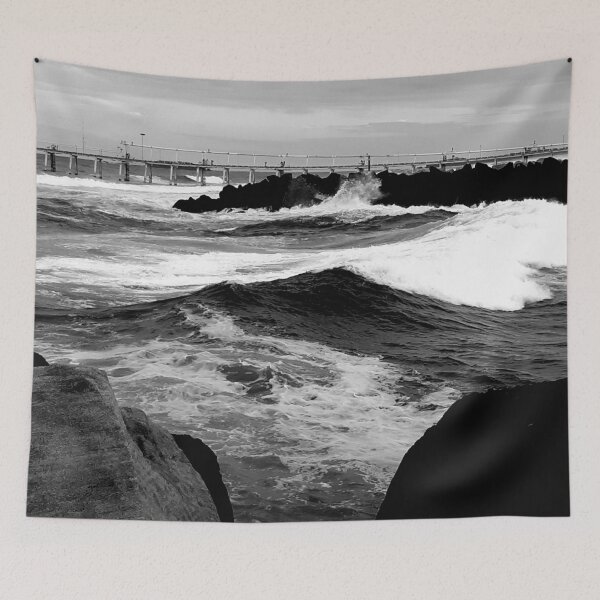Item preview, Choppy Sea, Black and White Version designed and sold by Geoff Treagus.