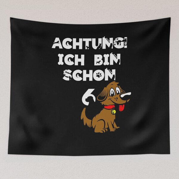 Artikelvorschau, Achtung ich bin schon sechs Design für einen Geburtstagskind entworfen und verkauft von ChristopherIBK.