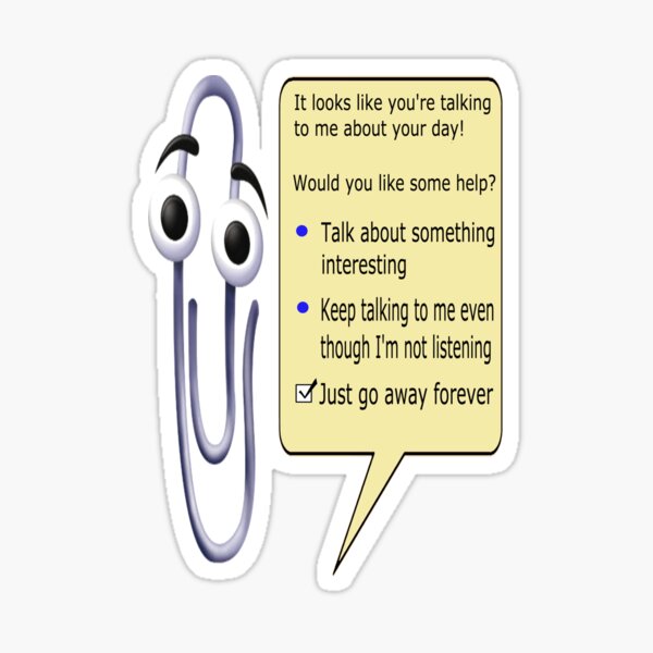 Item preview, Thanks Clippy! designed and sold by Carpaccio.