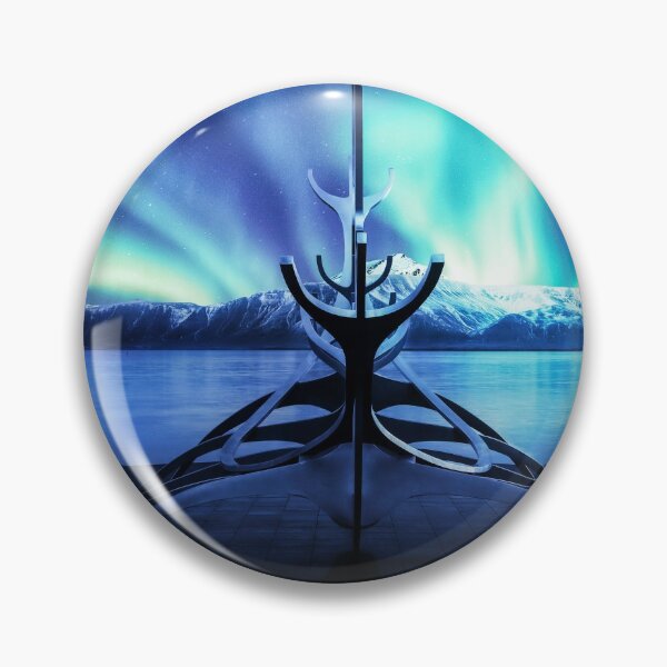 Item preview, Northern Lights at Sun Voyager Iceland designed and sold by RossWilson12.