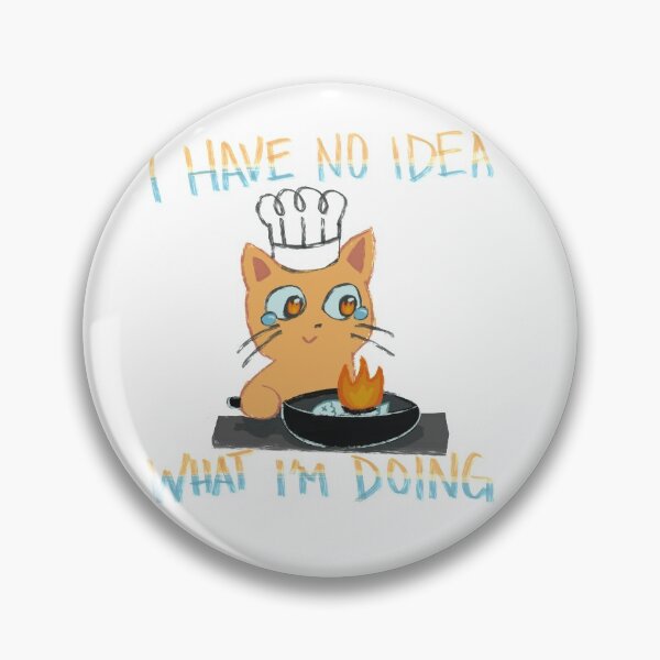 Item preview, Confused cooking cat designed and sold by RandasDoodles.