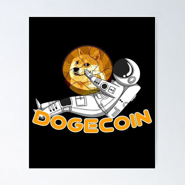 Artikel-Vorschau von Dogecoin DOGE Entspannter Mondmann, designt und verkauft von Bitcoin-Fashion.
