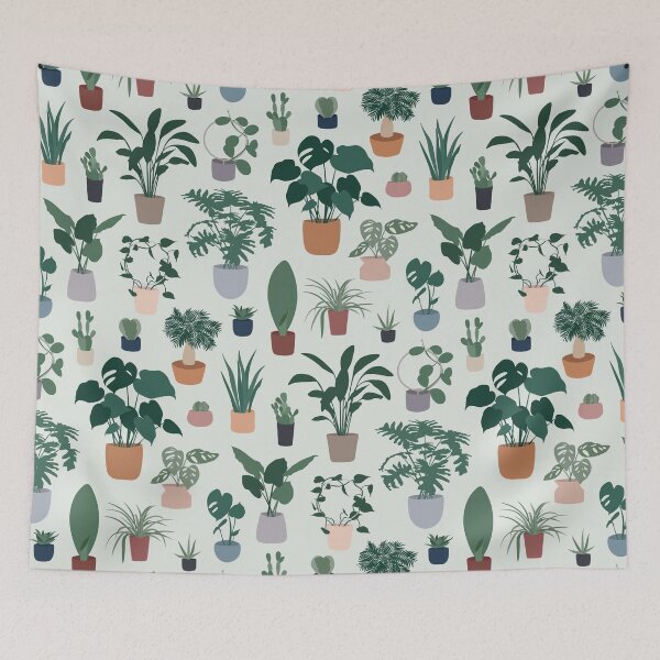 Item preview, Illustrated Potted Houseplant designed and sold by beehive95studio.