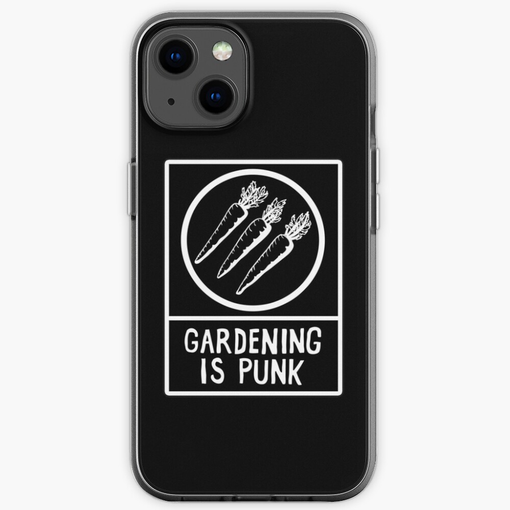 gardening is punk | antifascist 3 arrows iPhone Case