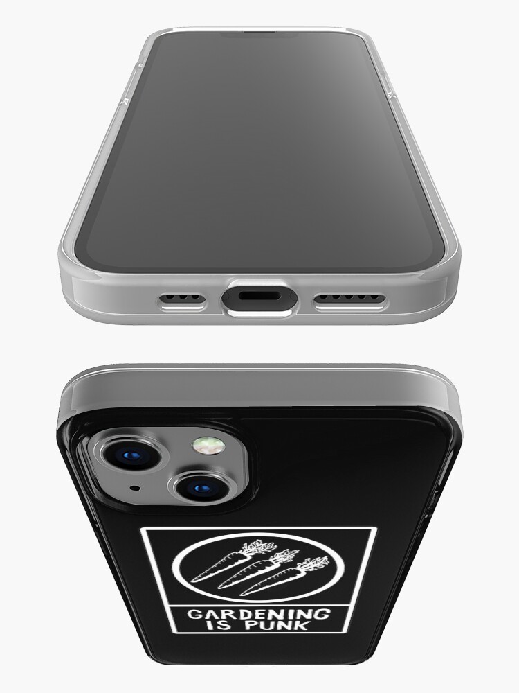 Alternate view of gardening is punk | antifascist 3 arrows iPhone Case