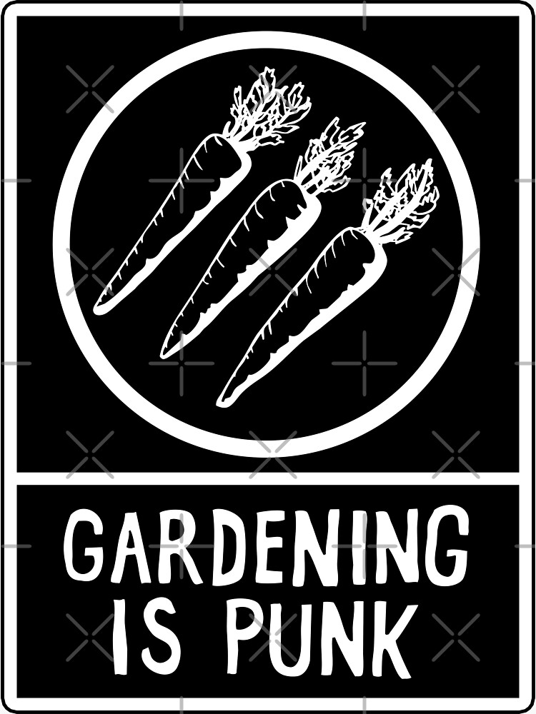 gardening is punk | antifascist 3 arrows by craftordiy