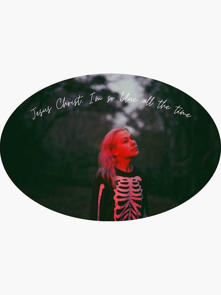 "Phoebe Bridgers Funeral" Sticker for Sale by asbahm Redbubble