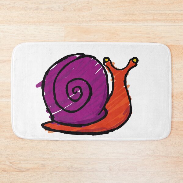 Item preview, Brightly Colored Snail designed and sold by BluishLemonade.
