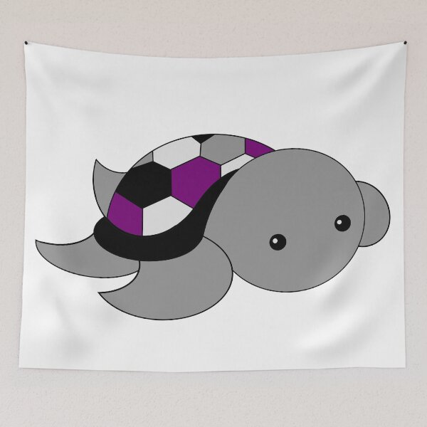 Item preview, Ace Pride Turtle designed and sold by failephant-art.