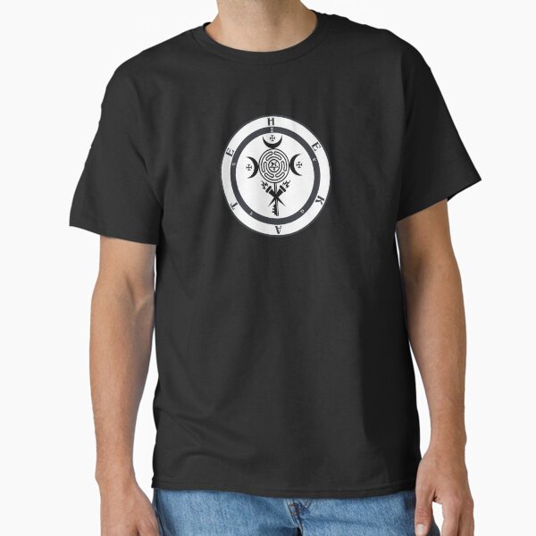 Item preview, Wicca Hekate Symbol Pagan Hekate Symbol Pagan Wheel Goddess designed and sold by enjoytheshirt.