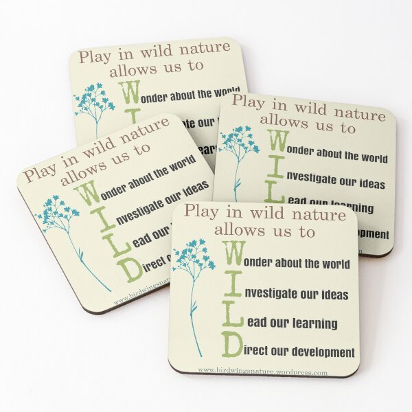 Item preview, Play in WILD Nature Poster designed and sold by Birdwings Forest School.