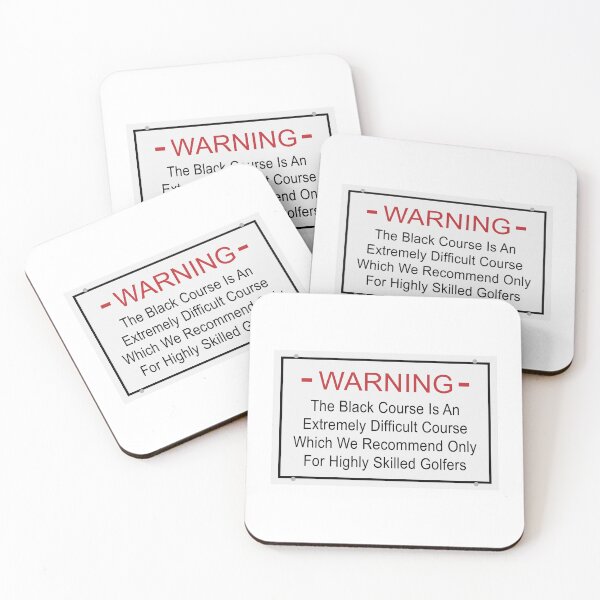 Item preview, Bethpage Black Warning Sign designed and sold by mrzDesigns.