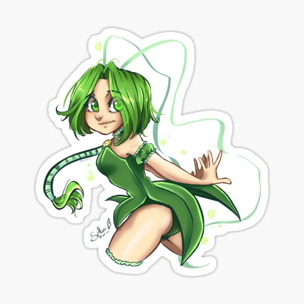 Vista previa del artículo con la obra «Mew lettuce - Lory Tokyo mew mew pegatinas y más», diseñado y vendido por Snorly.
