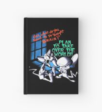 Pinky and Brain Take over The world Hardcover Journal