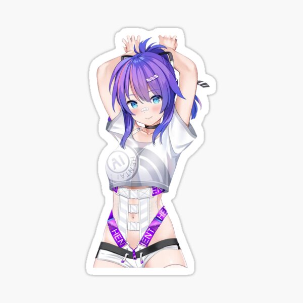 Projekt Melody Vshojo Vtuber Sticker For Sale By Lewd Weeb Shop Redbubble