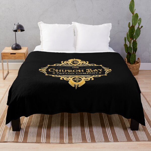 Item preview, The Church Bay Tattoo Co. Gold designed and sold by ColdCityDesign.