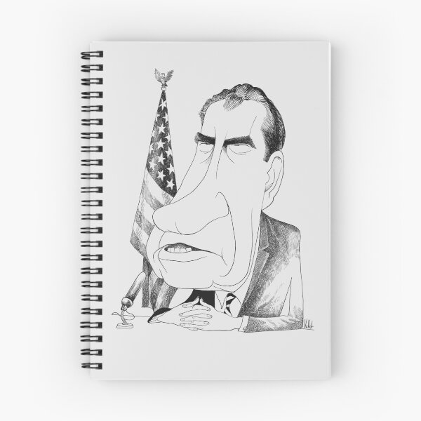 Item preview, President Richard Nixon Caricature - Edmund Valtman - Circa 1970 designed and sold by warishellstore.