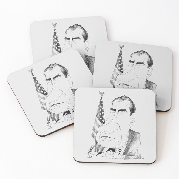 Item preview, President Richard Nixon Caricature - Edmund Valtman - Circa 1970 designed and sold by warishellstore.