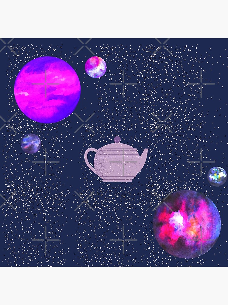 "Russell's teapot in space" Poster by coloronym Redbubble