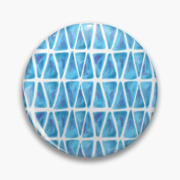 Item preview, Triangles of Blue designed and sold by LawsonFabrics.