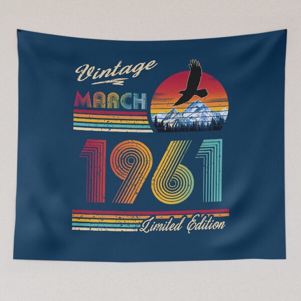 Item preview, March 1961 Birthday designed and sold by GreenSplash.