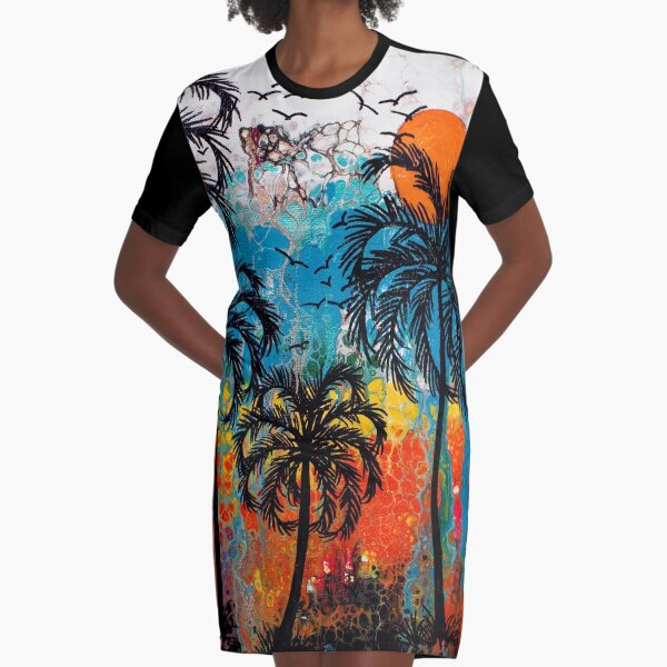 My Caribbean Aesthetic Series 02 Graphic T-Shirt Dress