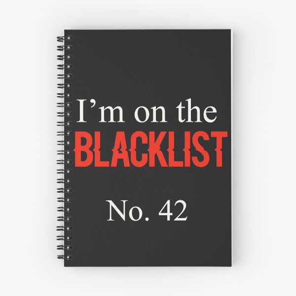 Item preview, I'm on the Blacklist designed and sold by Jamie Poole Books.