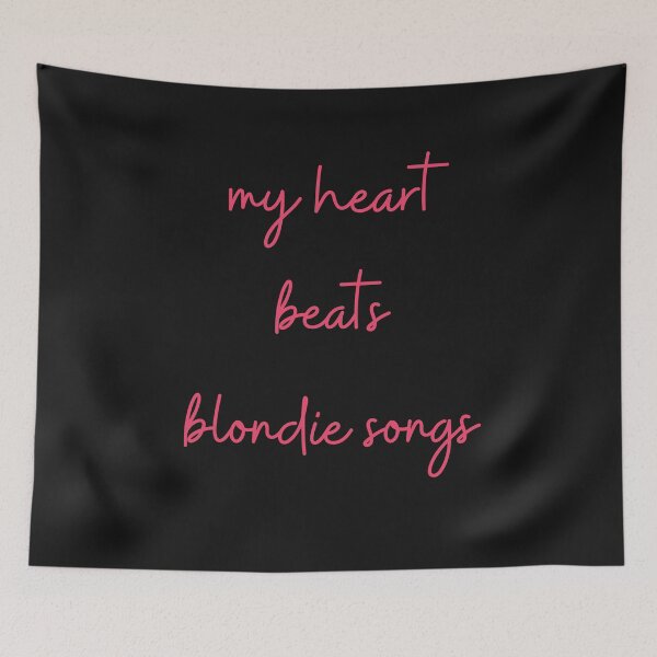 Item preview, My Heart Beats Blondie Songs designed and sold by Swooncake Press.