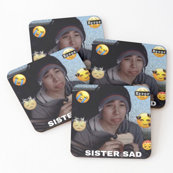 Artikelvorschau, QuackityHQ Schwester trauriges Mem entworfen und verkauft von nomnomyoongi.