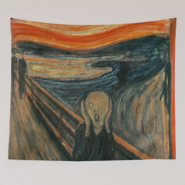 Item preview, Edvard Munch's The Scream designed and sold by mosfunky.