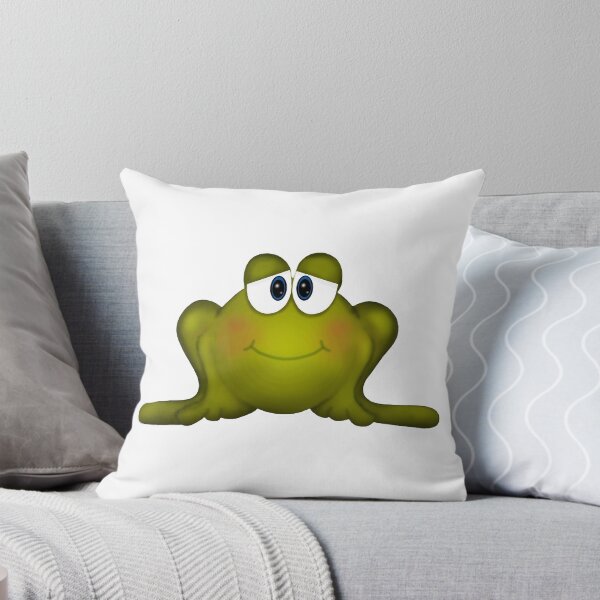 Item preview, Smiling Frog Cartoon designed and sold by BeachBumFamily.