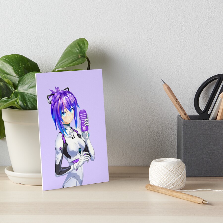 Projekt Melody Vshojo Vtuber Art Board Print By Lewd Weeb Shop Redbubble