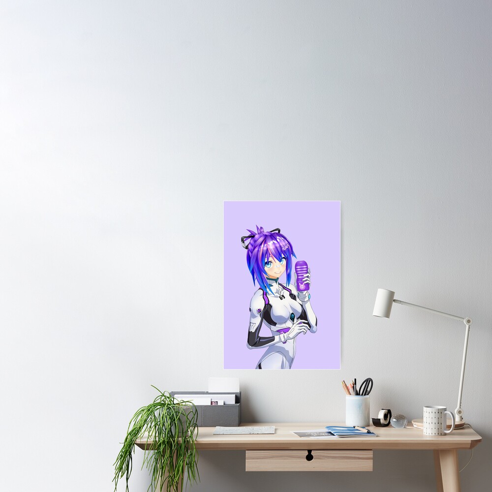 Projekt Melody Vshojo Vtuber Poster By Lewd Weeb Shop Redbubble