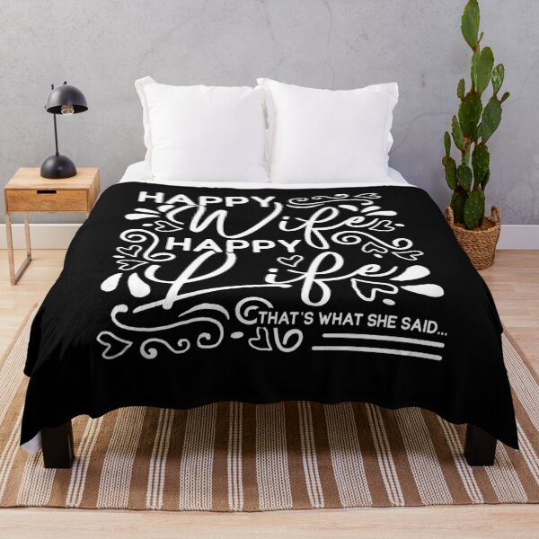 Item preview, Happy Wife Happy Life... That`s What She Said designed and sold by WiBto.
