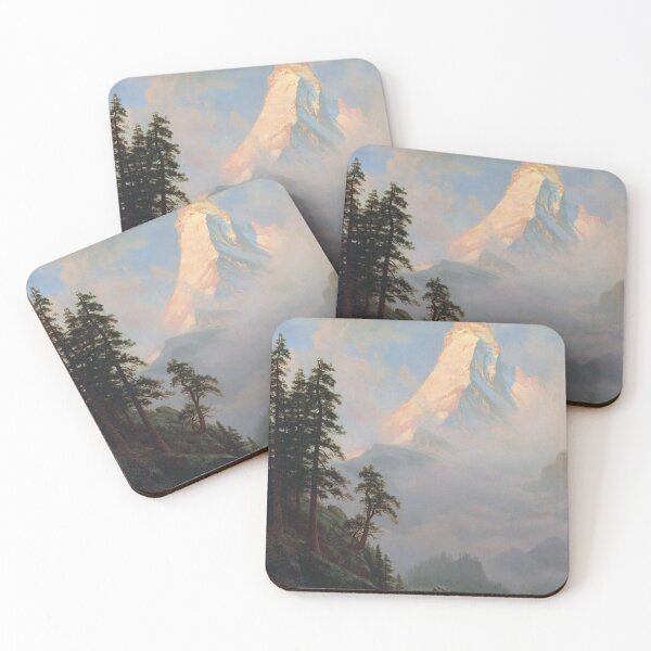 Item preview, Sunrise on the Matterhorn - Albert Bierstadt designed and sold by warishellstore.