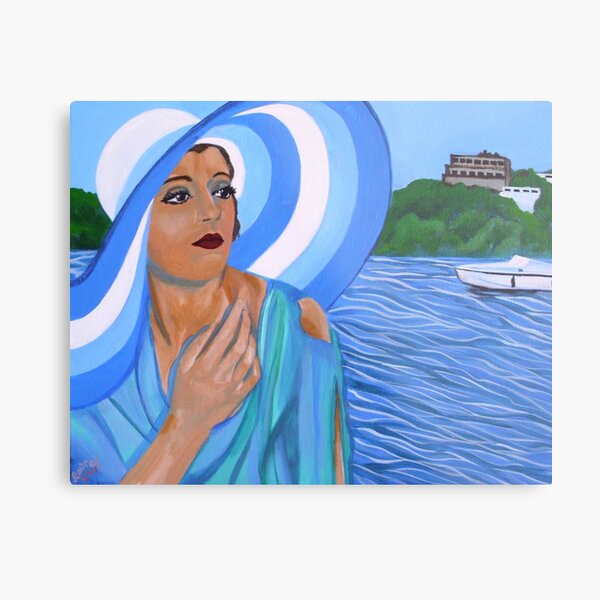 Lady of Leisure Metal Print