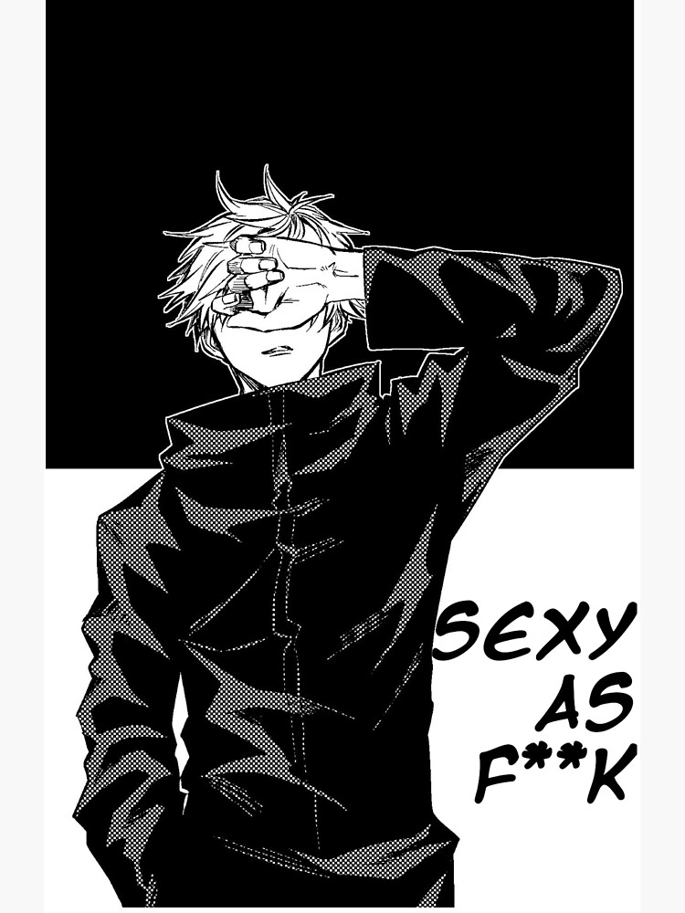 Impression Photo « Sexy Satoru Gojo Jujutsu Kaisen Par Woodpeckerk