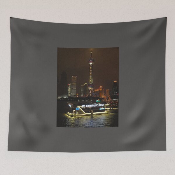 Item preview, Shanghai Harbor at Night designed and sold by Anthony Macaluso.