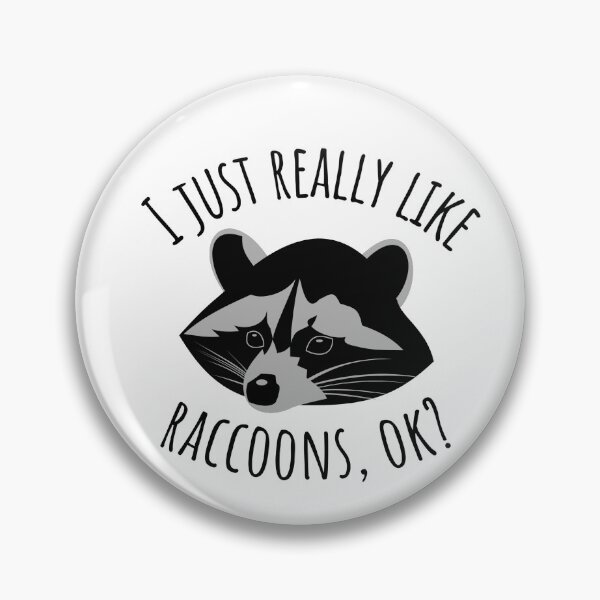 Item preview, I Just Really Like Raccoons designed and sold by charsquared.