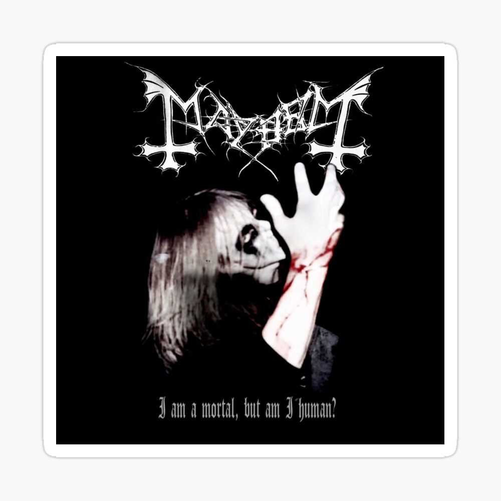 Mayhem T-shirt, Mayhem Tee, Mayhem Inspired Merch, Black metal T-shirt, Dead  Magnet for Sale by vamprotica-shop