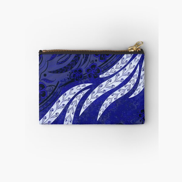 Item preview, Hawaiian Midnight Blue Tribal Floral Splash designed and sold by sunnthreads.