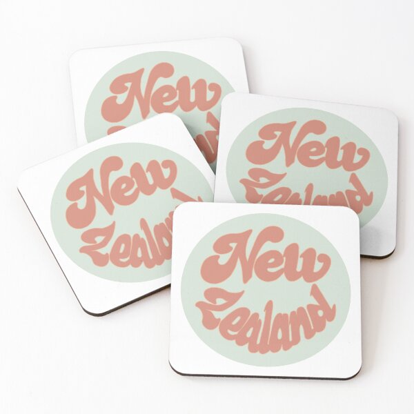 Item preview, New Zealand - Groovy Mint and Orange designed and sold by MorganMcG.